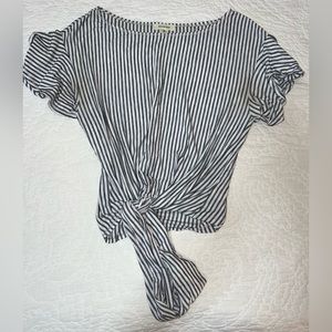 Max Studio Striped Blouse